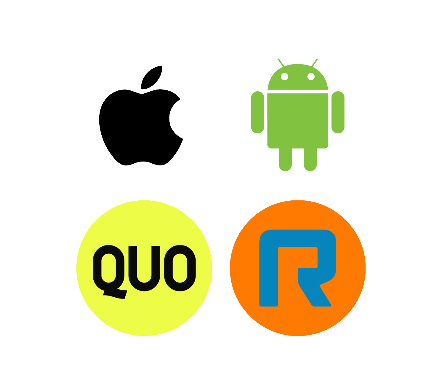 Apple, Android, Quo, and Reamo integrations